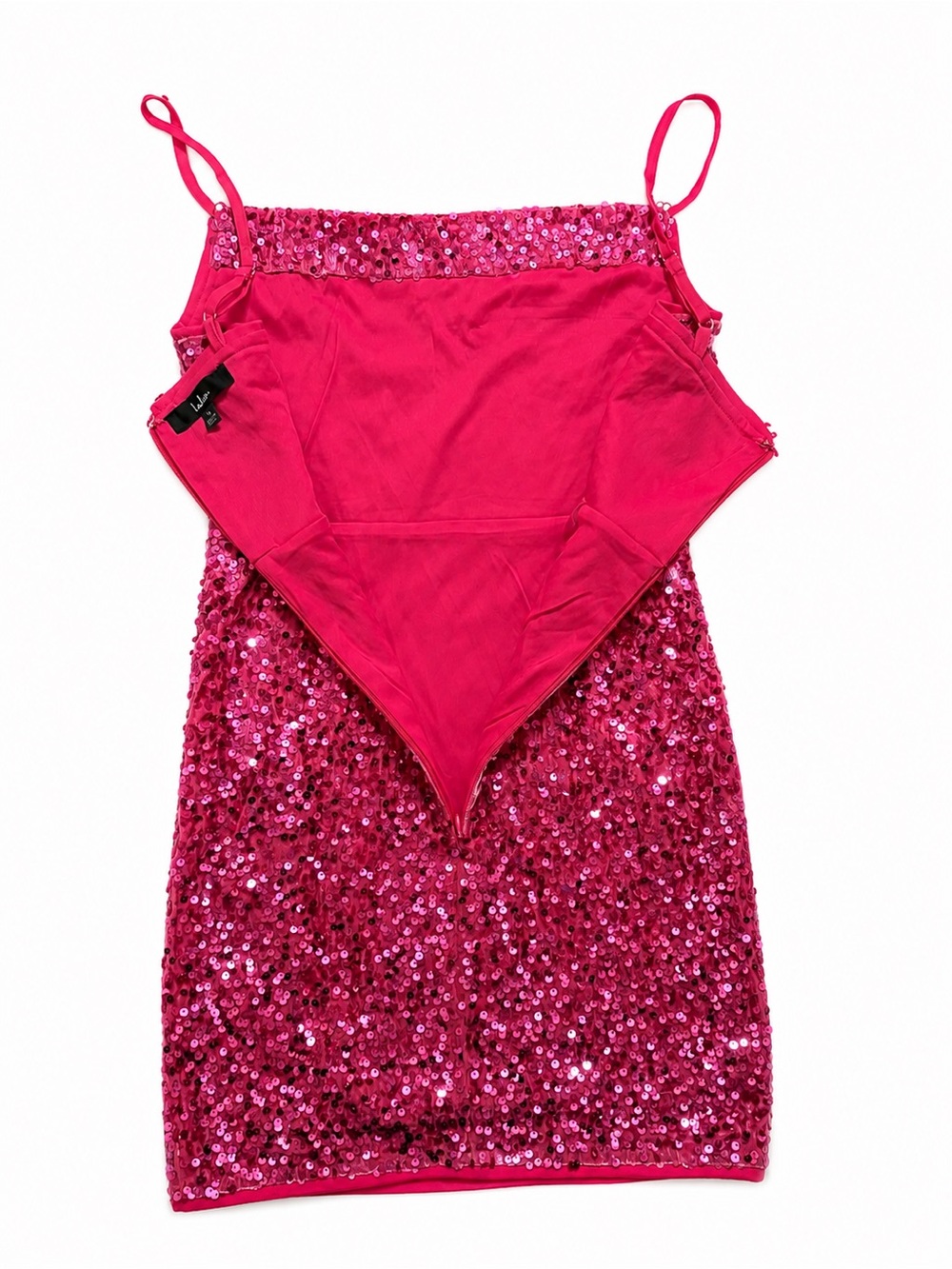 Lulus Fuchsia Pink Sequin Mini Dress - Picture 3 of 8